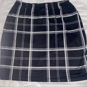 Plaid Mini Skirt